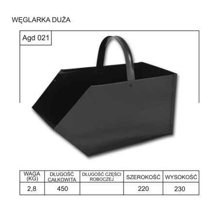 Węglarka  duża malowana